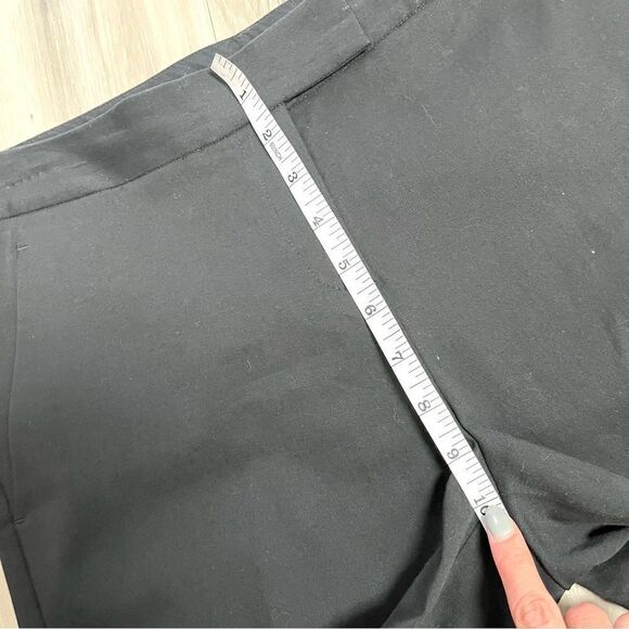 Theory Pants Women’s 6 Ibbey C Black Fostered Cropped Dress Pants NWT - Picture 9 of 10